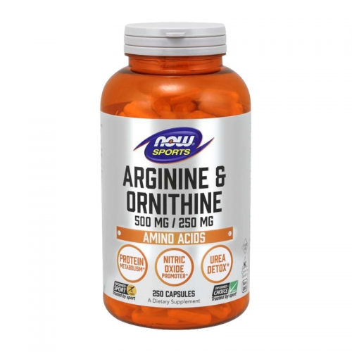 L-ARGININE & ORNITHINE 500/250 mg 250 CAPS
