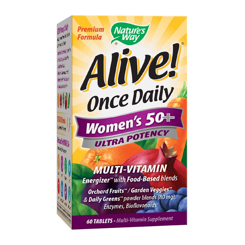 ALIVE ONCE DAILY WOMEN'S 50+ 60TABS